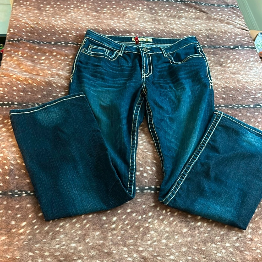 BKE, size 32, dark washed jeans